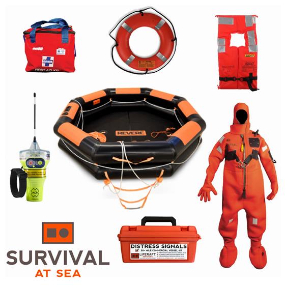 4 Person Commercial IBA Safety Package by Survival At Sea